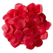 Artificial rose petals, red, piled