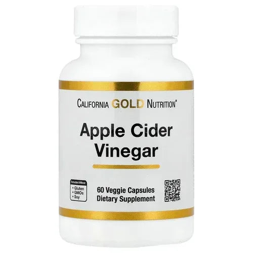 California Gold Nutrition, Apple Cider Vinegar, 180 Veggie Capsules (450 mg per Capsule)