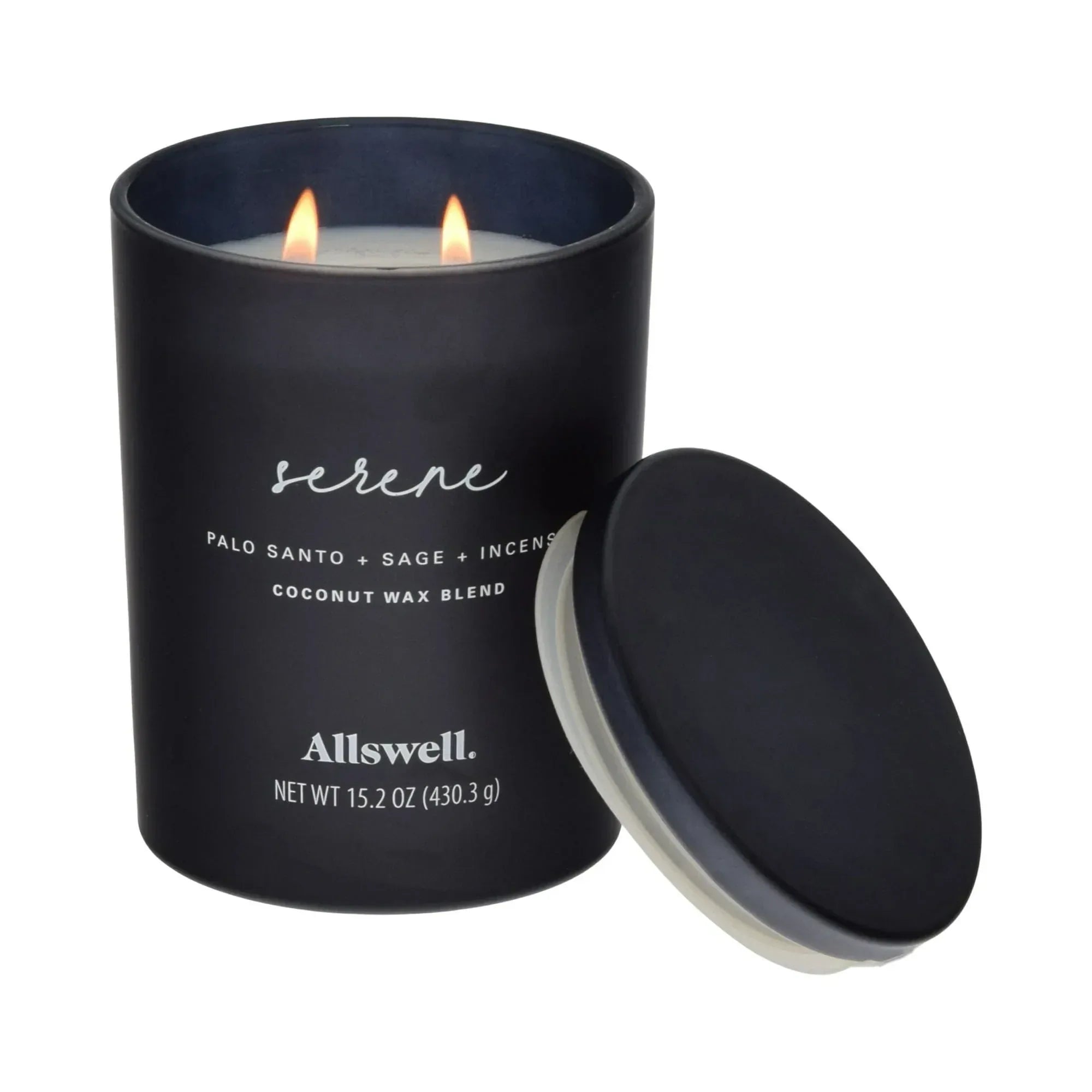 Allswell Scented 2-Wick Spa Jar Candle 15oz.