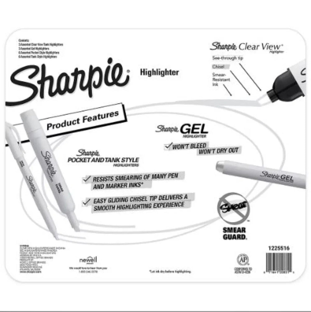 Sharpie Highlighter Variety Pack, 18 ct. - USA MEGA SHOP