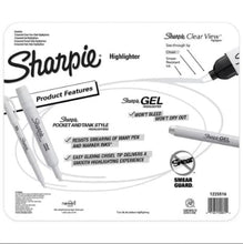Sharpie Clear View highlighter variety pack with white markers and chisel tips