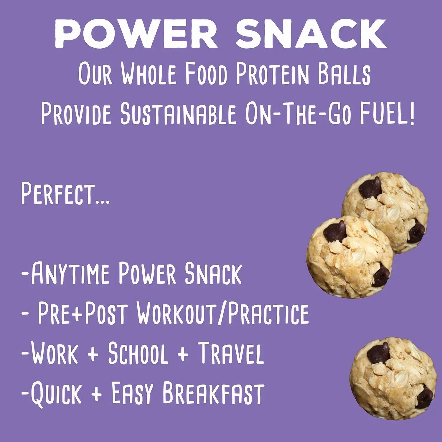 simplyFUEL Chocolate Chip Cookie Dough Protein Balls, 12 oz.