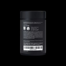 L-Theanine 200 mg bottle back with caution text and barcode
