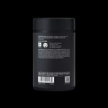 Turmeric curcumin bottle back label with QR code and ingredient directions