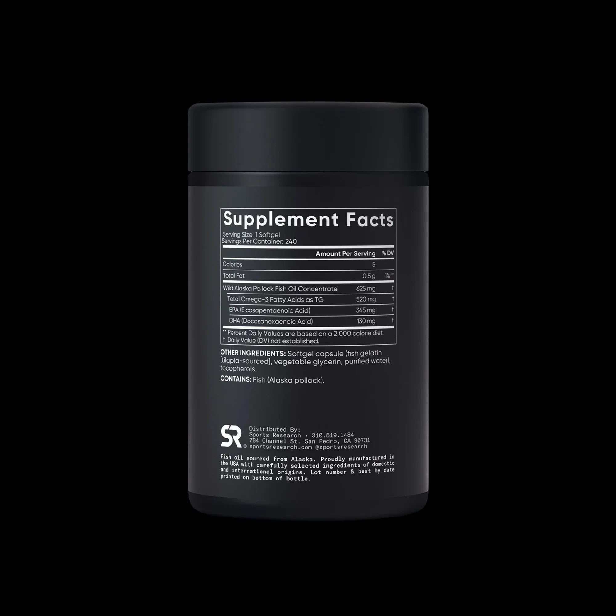 Omega-3 Fish Oil from Wild Alaska Pollock