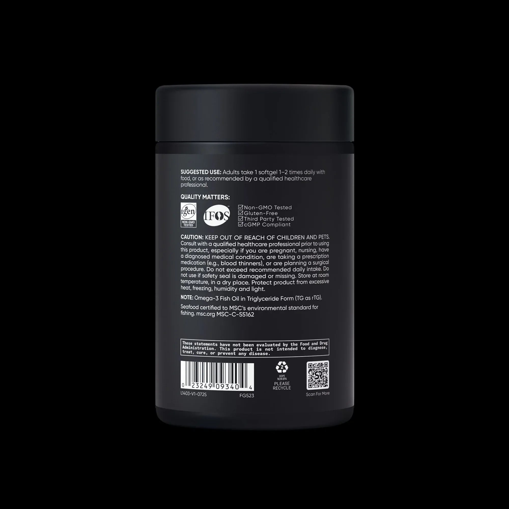 Omega-3 Fish Oil from Wild Alaska Pollock