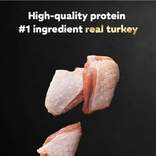 Cesar turkey recipe dog food with turkey meat pieces illustration for high-protein