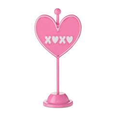 Metal XOXO Heart Tabletop Sign, Pink, 7", Valentine's Day by Way To Celebrate