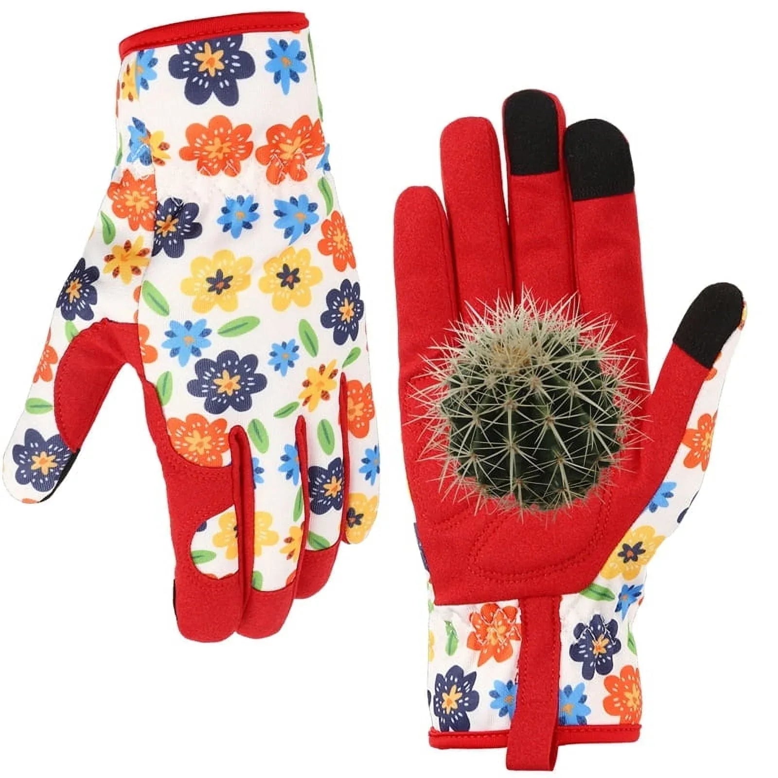 Hengguang Gardening Gloves for Women - Thorn Proof & Puncture Resistant, Breathable Floral Gloves for Rose Pruning,Mother's Day Gift (Floral Design) - USA MEGA SHOP