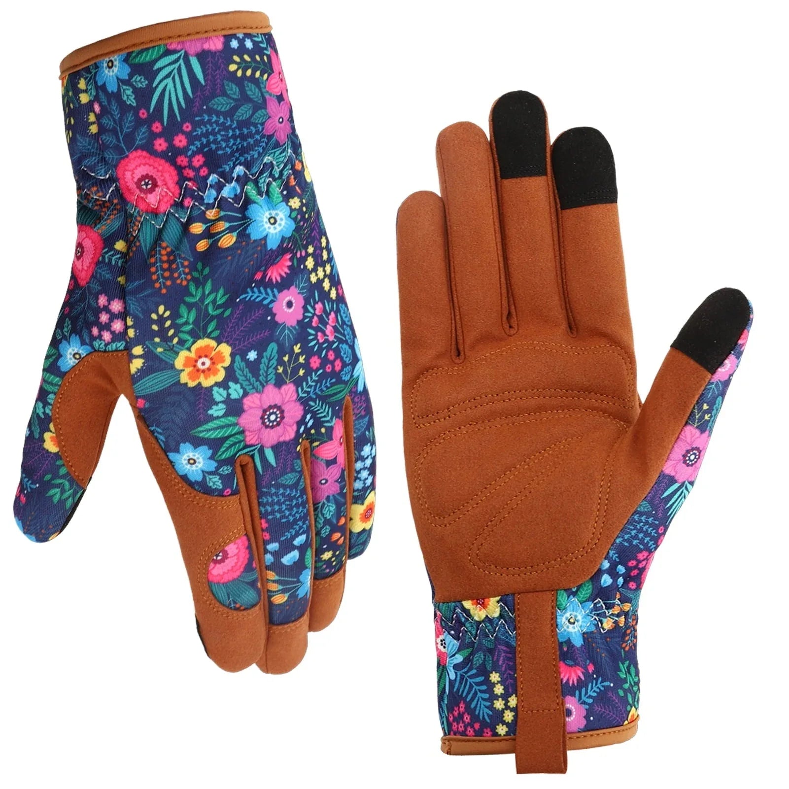 Hengguang Gardening Gloves for Women - Thorn Proof & Puncture Resistant, Breathable Floral Gloves for Rose Pruning,Mother's Day Gift (Floral Design) - USA MEGA SHOP