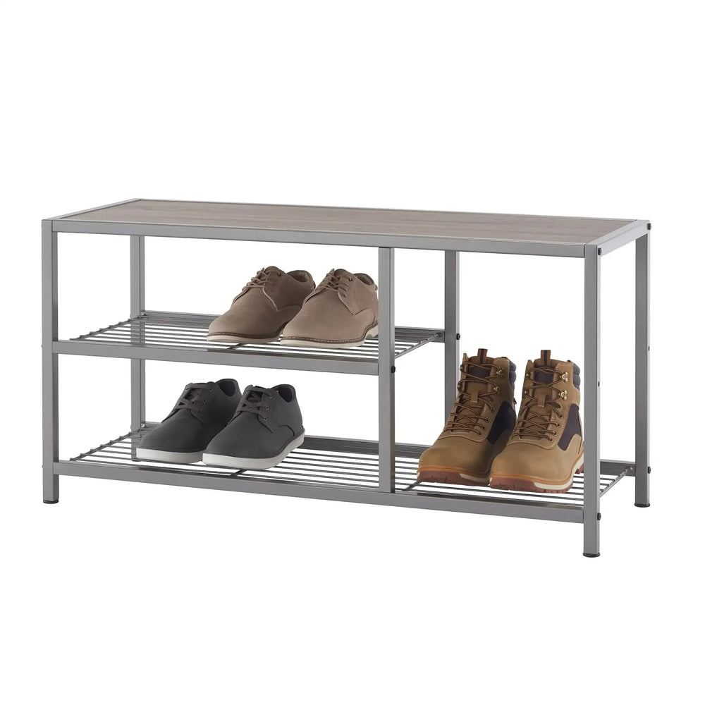 TRINITY Shoe Bench with Boot Storage - USA MEGA SHOP