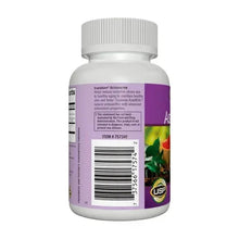 trunature Astaxanthin supplement bottle back label with barcode and USP seal