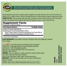 trunature Cranberry 650 mg, 140 Vegetarian Capsules