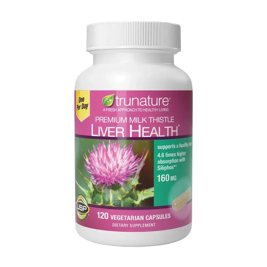 trunature Premium Milk Thistle 160 mg., 120 Vegetarian Capsules