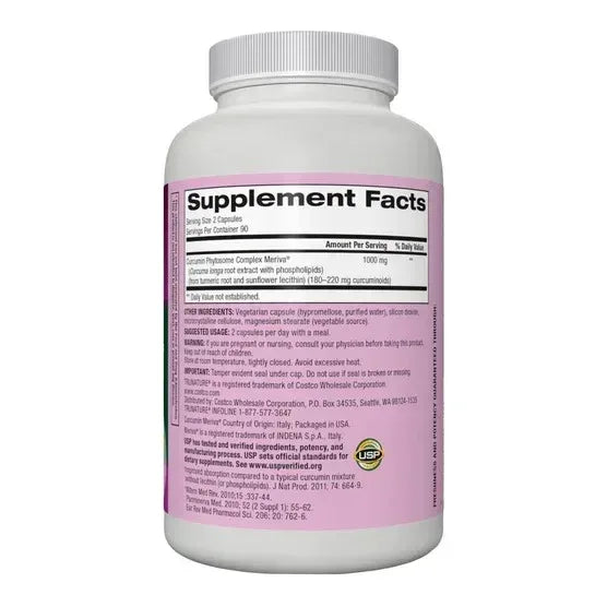 trunature Premium Turmeric 1,000 mg., 180 Vegetarian Capsules