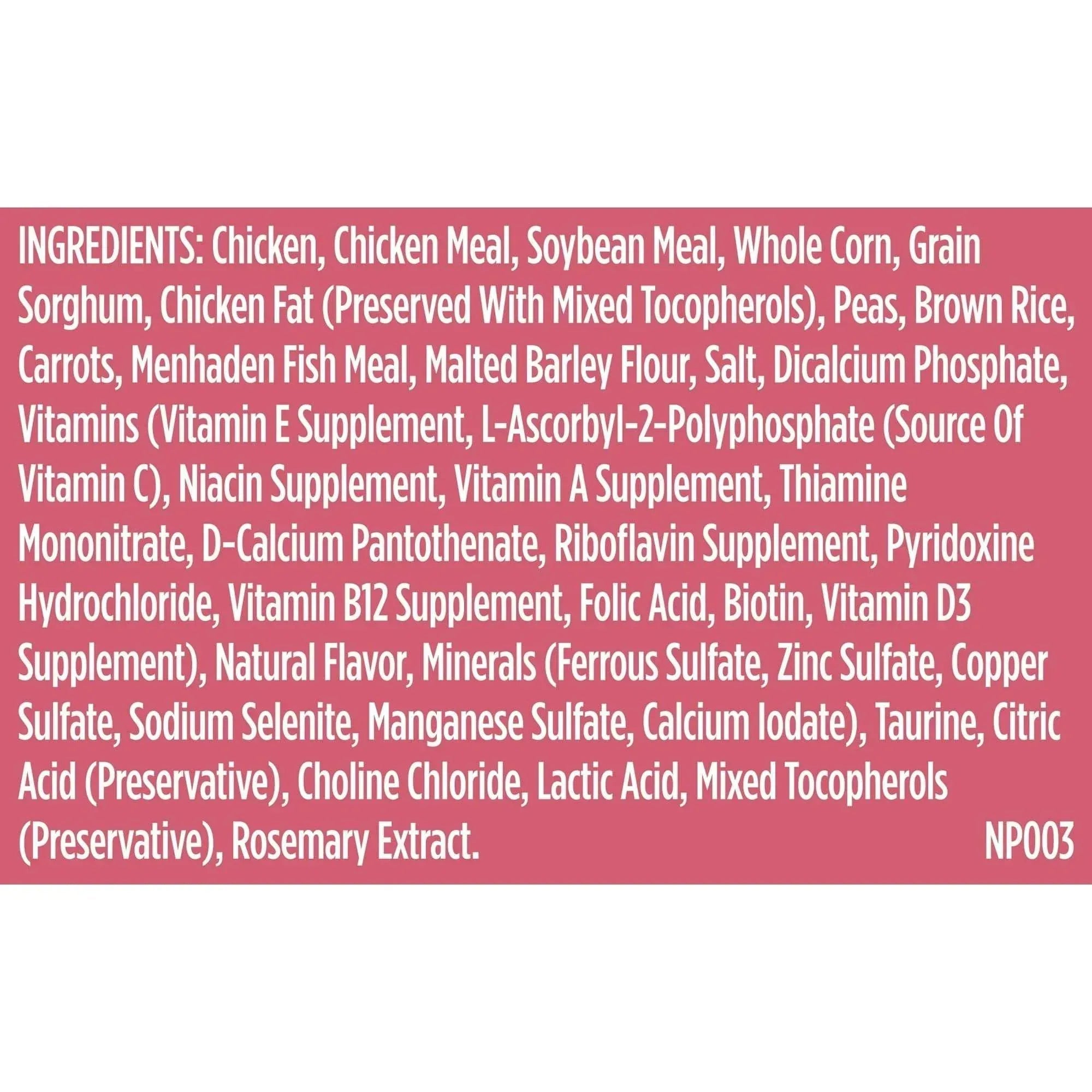 Nutrish Small Breed Real Chicken & Veggies Recipe Whole Health Blend Dry Dog Food