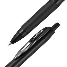 Uniball 207 Plus+ retractable gel pens, black with metal clip, 0.7mm tip