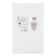 Ceramic heart vase retail box with product image and label