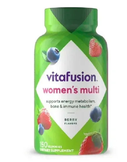 vitafusion Womens Multivitamin Gummies, Daily Vitamins for Women, Berry Flavored, 150 Count