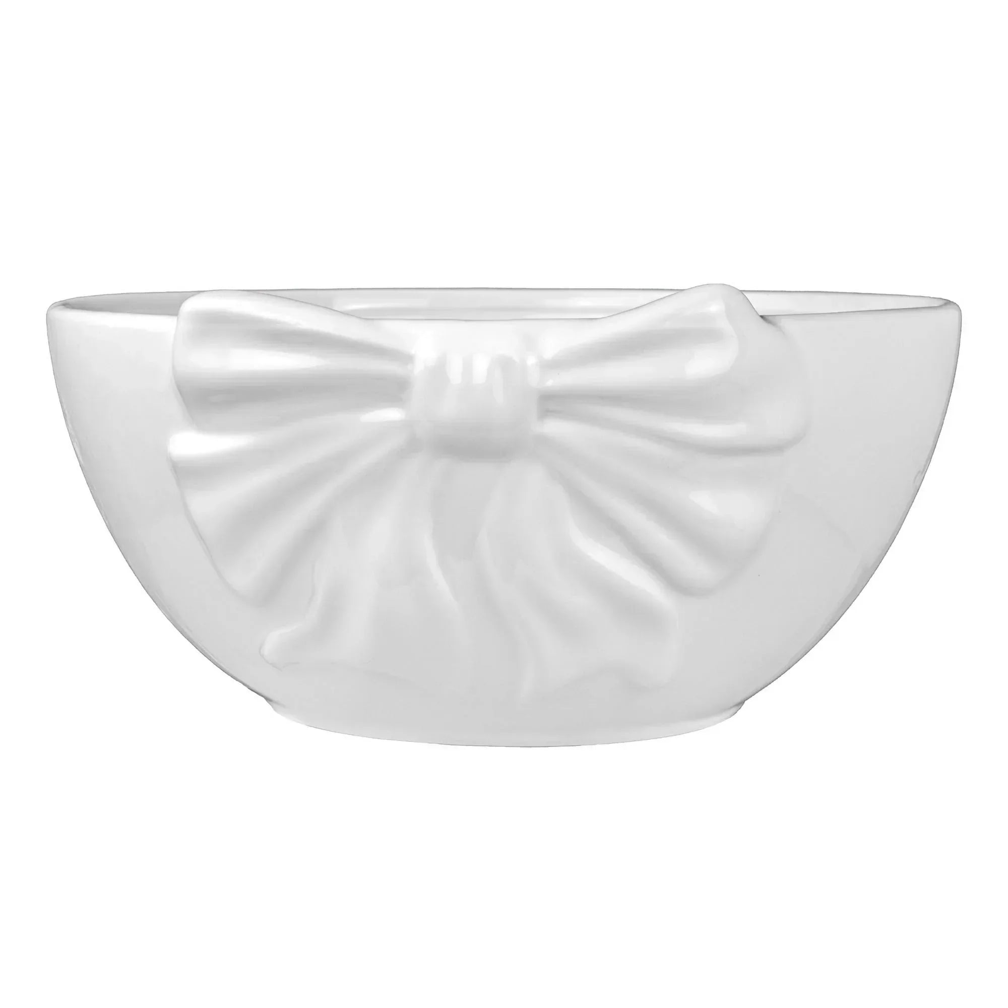 Way to Celebrate 1pk Ceramic Bow Serving Bowl