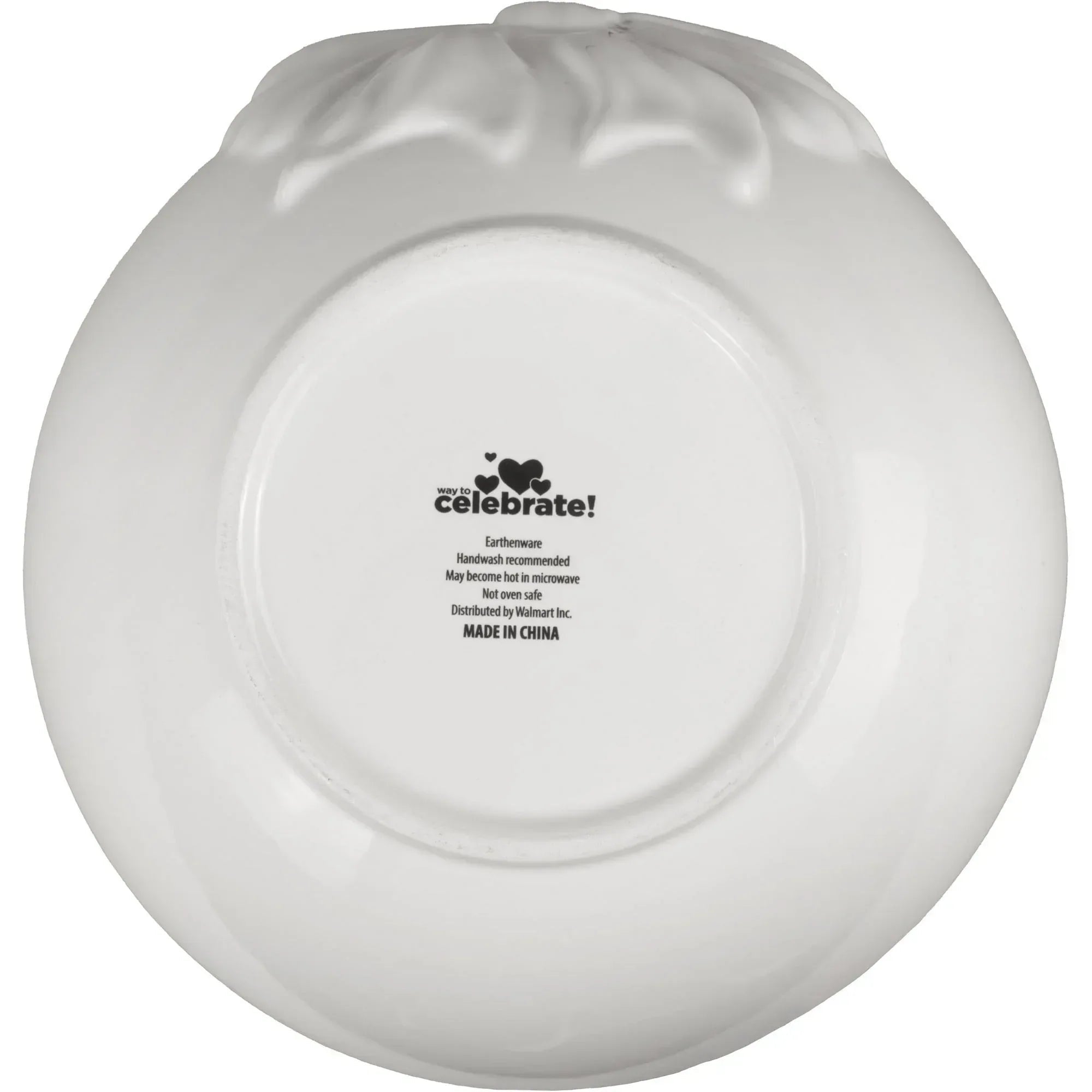 Way to Celebrate 1pk Ceramic Bow Serving Bowl