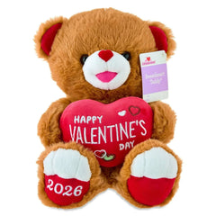 Medium Sweetheart Happy Valentine's Day Teddy Bear, Tan, 10", Valentine's Day by Way To Celebrate
