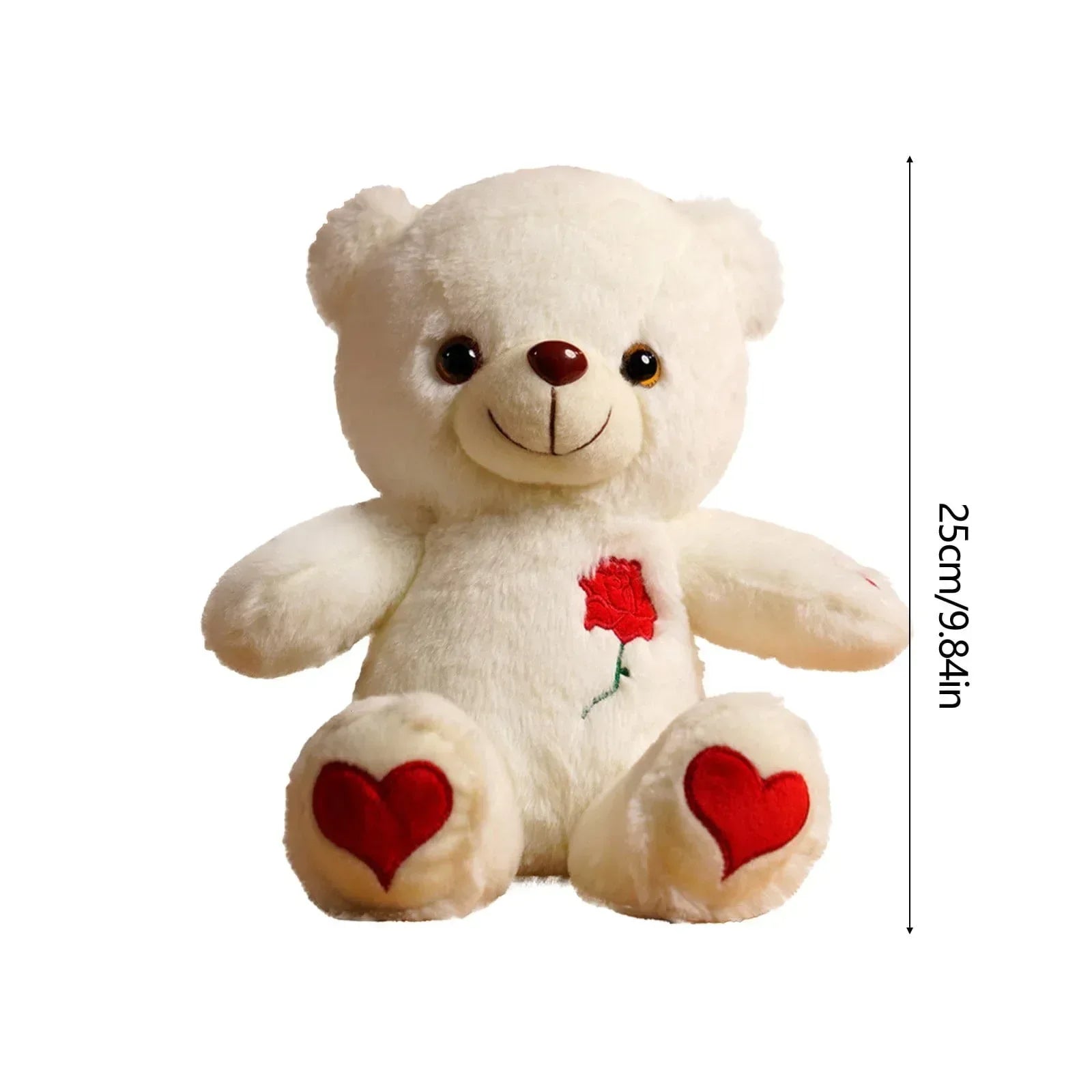 Creative Light Up LED Inductive Teddy Bear Stuffed Animals Plush Toy Colorful Glowing Teddy Bear