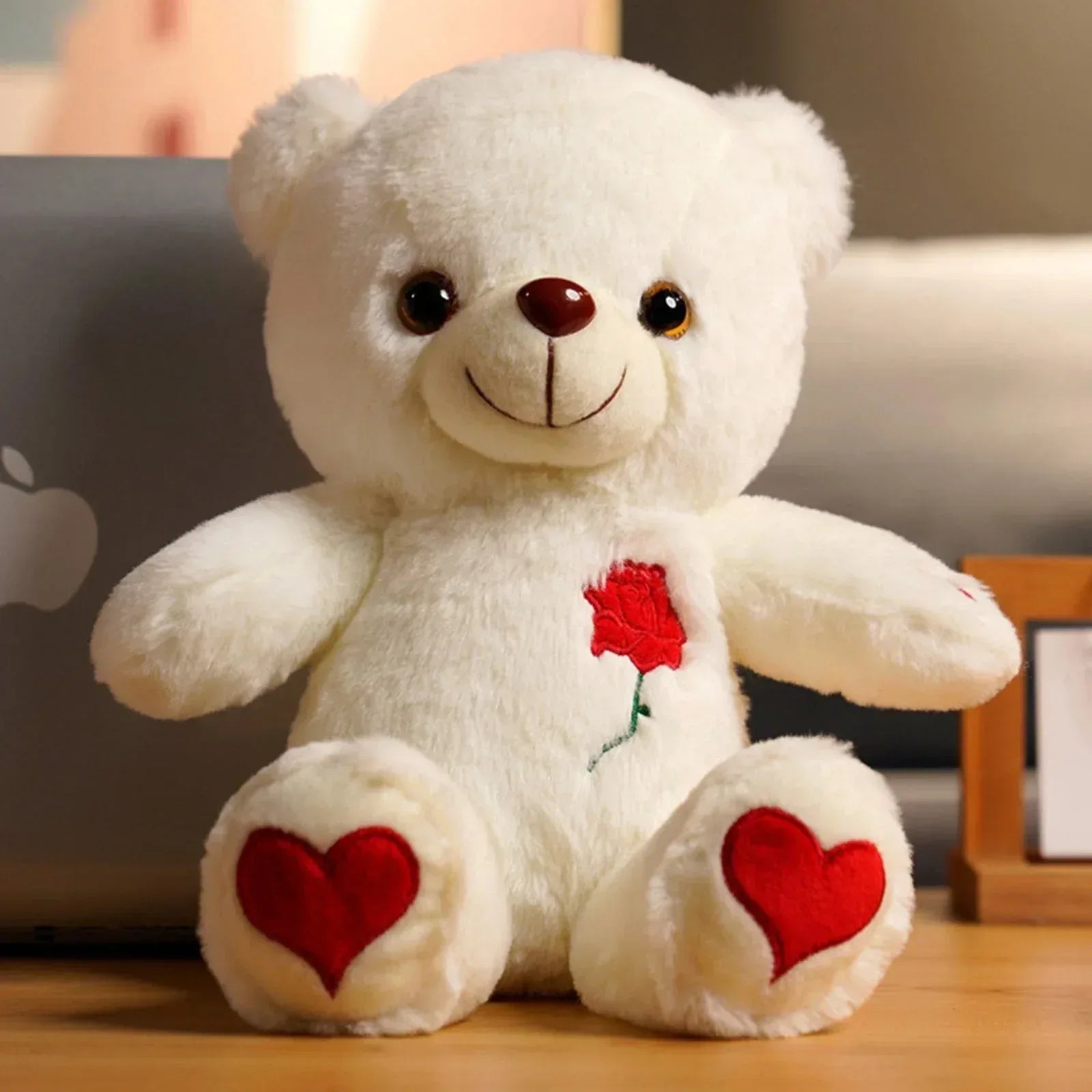 Creative Light Up LED Inductive Teddy Bear Stuffed Animals Plush Toy Colorful Glowing Teddy Bear
