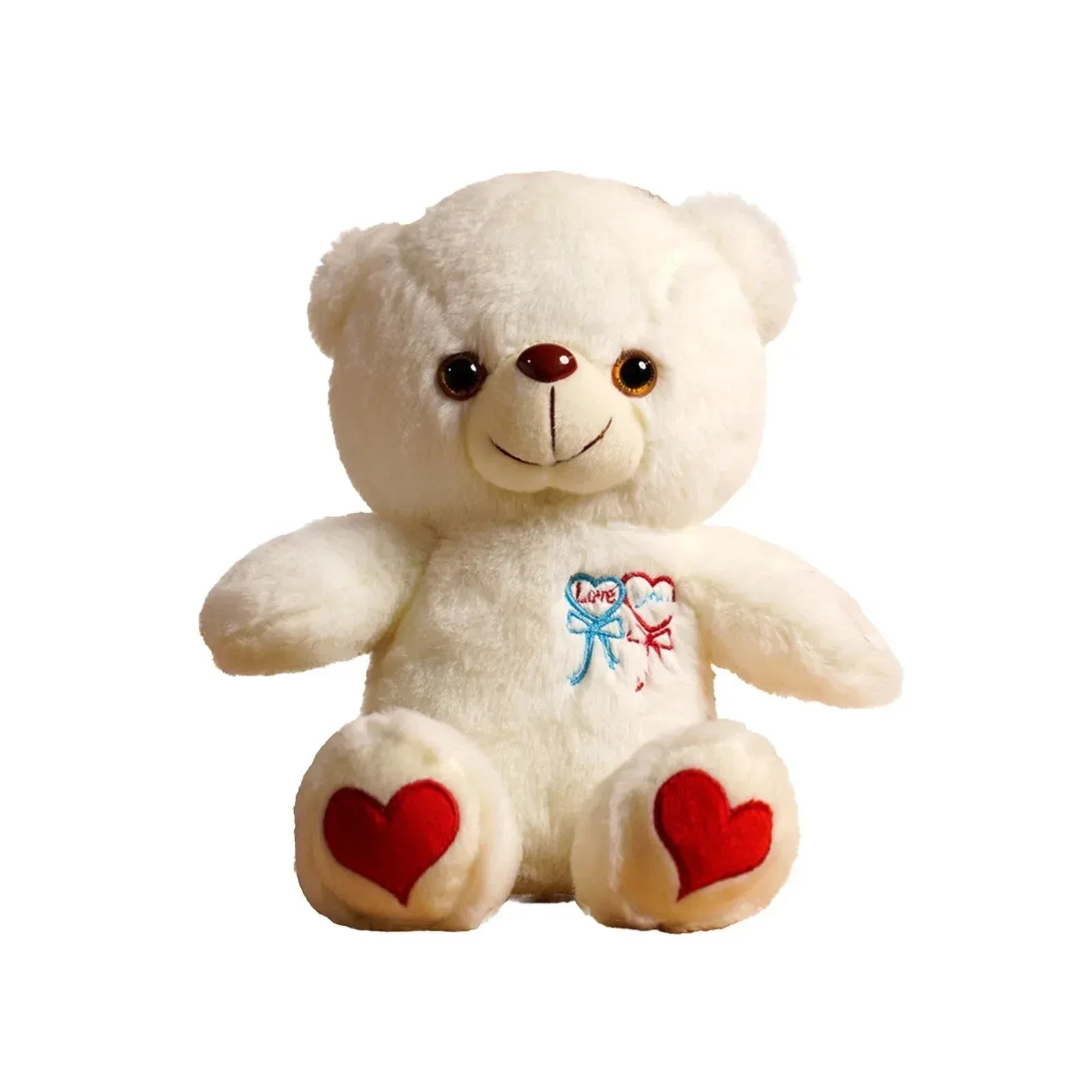 Creative Light Up LED Inductive Teddy Bear Stuffed Animals Plush Toy Colorful Glowing Teddy Bear