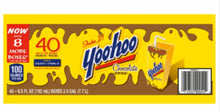 Chocolate drink carton with Yoo-hoo logo on yellow front