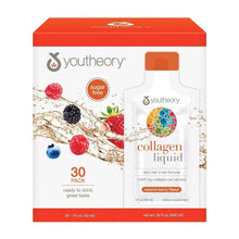 Berry flavored collagen liquid supplement box, 30 pack, sugar free.
